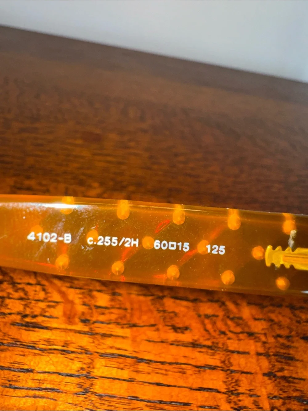 CHANEL Vintage Metal Frame Sunglasses with Orange Tinted Lenses